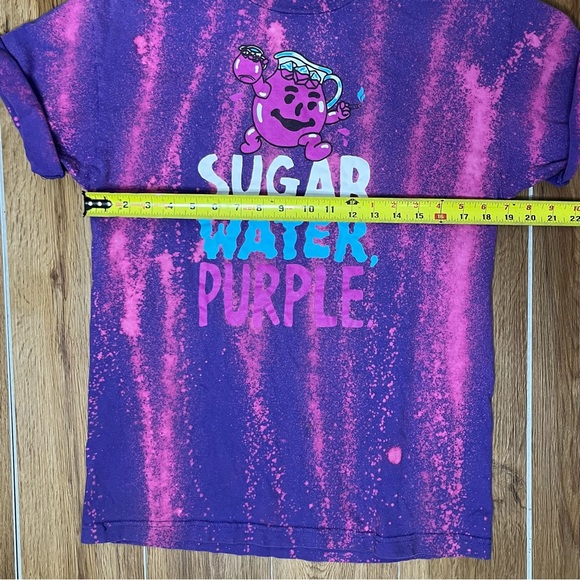 Kool Aid Man Purple Drink Puff Shirt Medium Distressed Funny 90s Vintage sugar - Picture 6 of 6